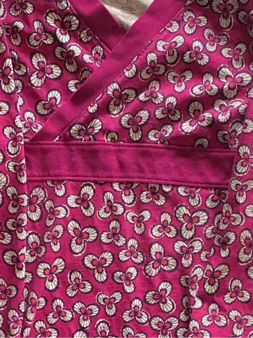 Tea Collection Floral Wrap Neck Dress size 7 - Picture 3 of 6